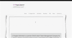 Desktop Screenshot of lilangelsunlimited.com